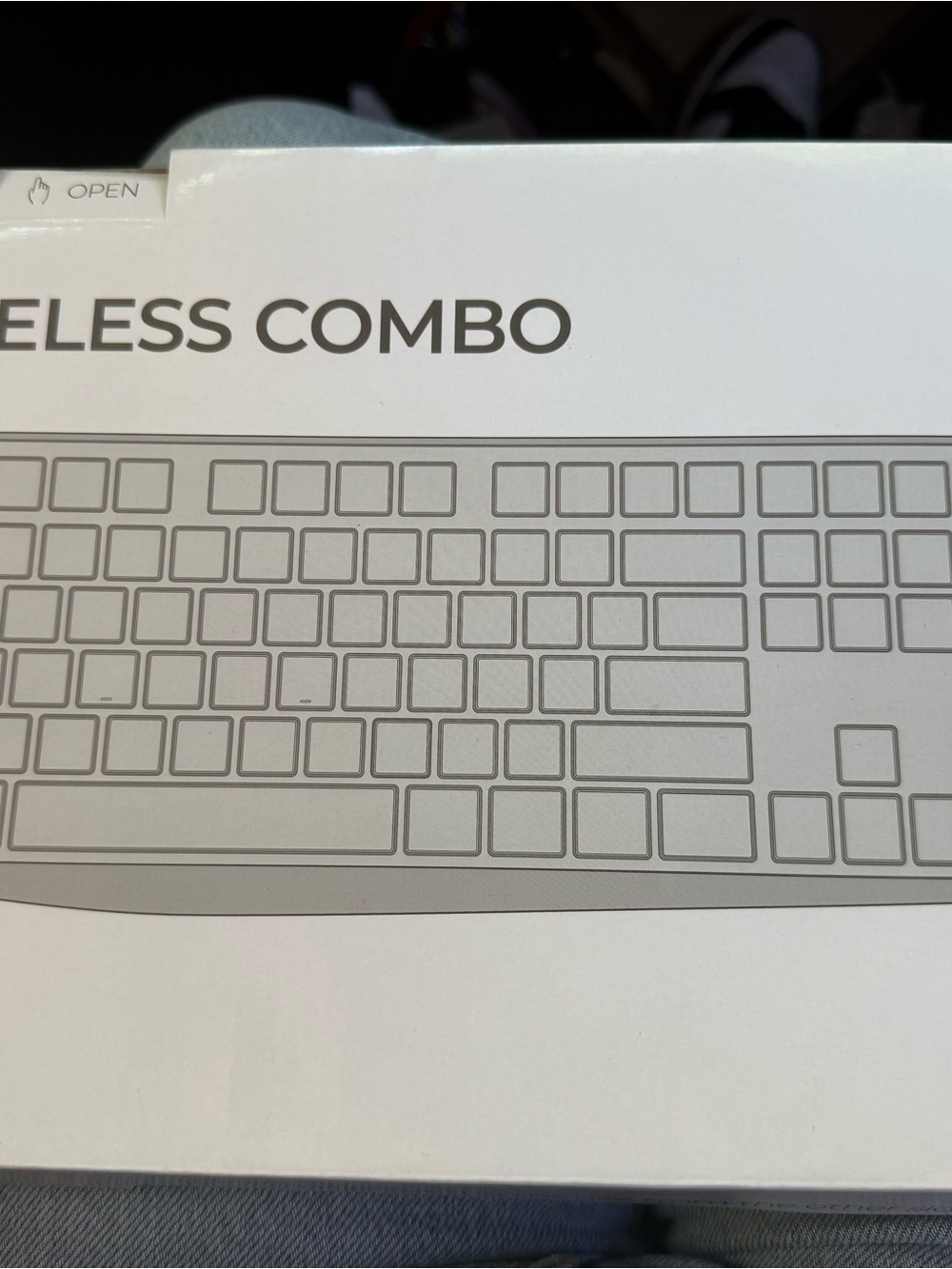 Wireless Keyboard Combo - White